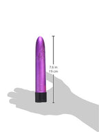California Exotics Metallic Massager, Purple, 6.5''