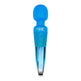Nixie Rechargeable Wand Blue Ombre Metal