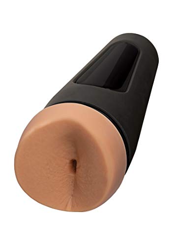 Doc Johnson Man Squeeze - Brysen - Ultraskyn Stroker - Squeeze Plate For Precise Pressure - Twist End Cap To Control Suction - Discreet Premium Stroker - Male Masturbator, Ass, Vanilla