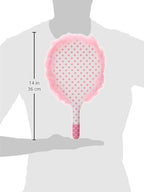 Hott Products Horny Honey Pank Paddle W/Vibe Handle, White With Pink Polka Dots
