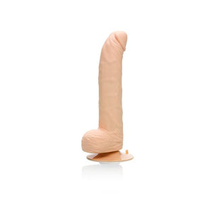 (D) Emperor 6.75 Beige Silic 10 Function Vibratig Dildo ''