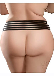 Hookup Crotchless Love Garter Bk Xl-Xxl