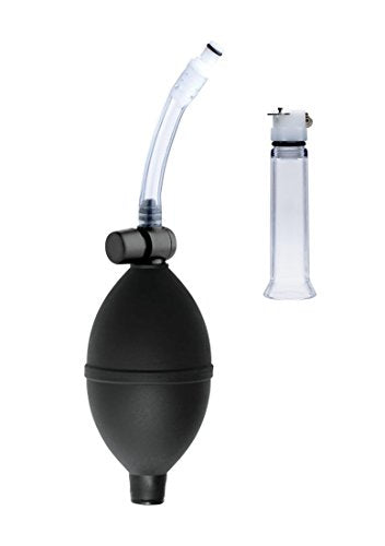 Size Matters Clitoral Pumping System With Detachable Acrylic Cylinder, Black (Ae749)