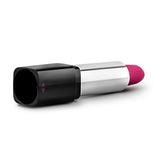 Blush Rose - Lipstick Vibe - Discreet Mini Personal Massager Vibrator - Satin Smooth Tip - Quiet 4 Inch Pocket Sized Multi Speed Vibrating Personal Pleasure Sex Toy For Women - Stress Tension Relief