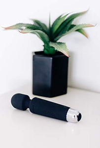 Mini Halo The Original Compact Power Wand Massager  Wireless  20X Multispeed Vibrations Black