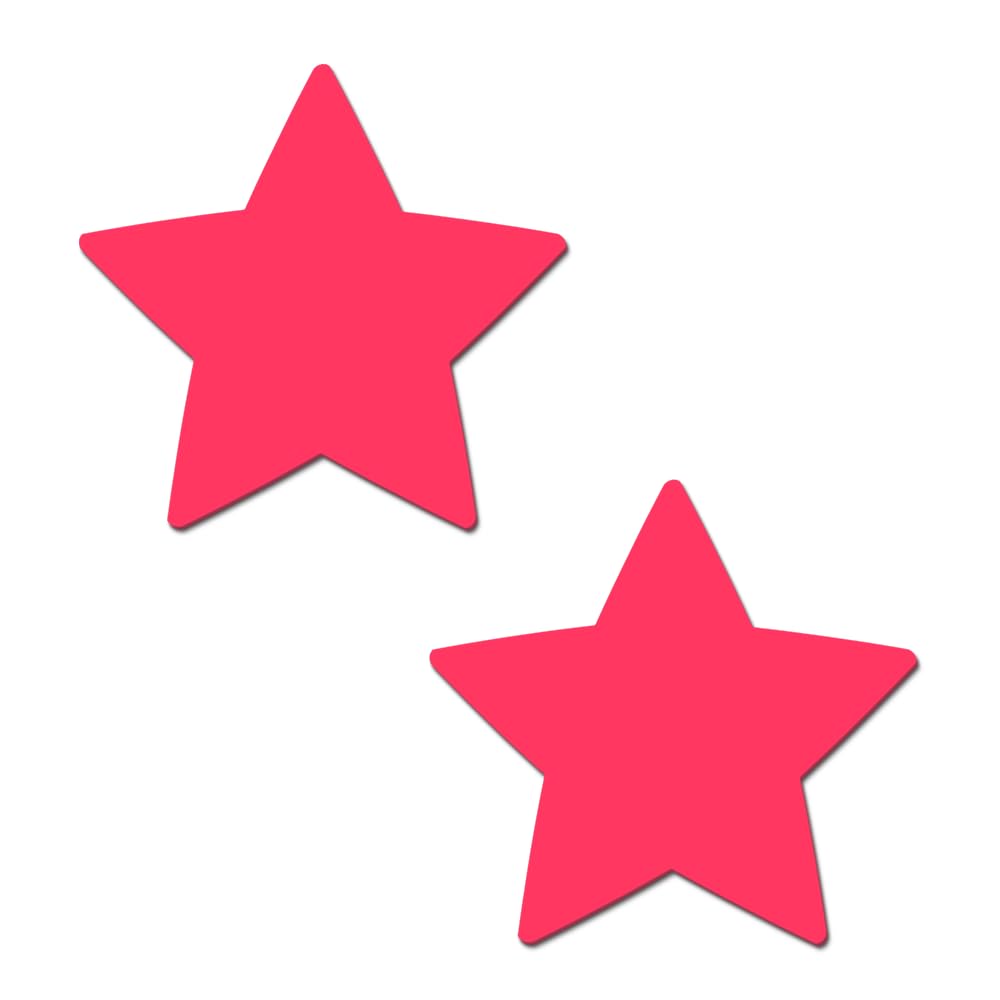 PASTEASE STAR GLOW IN THE DARK NEON PINK
