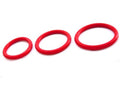M2M Cock Ring, Nitrile, 3 Piece Set, Red