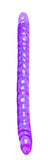 Slim Jim Duo 17 Inches Veined Super Slim Dong - Purple