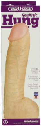 Doc Johnson Hung Vac U Lock 12.5" Attachment, White