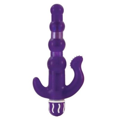 California Exotics Vibrating Diva Triple Pleaser, Purple