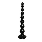 Anal Beads Super Long 14.2'' Anal Plug Large Butt Plug Dildos with Suction Cup Anal Sex Toy for Men Women Couples (Black S)