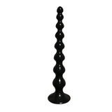Anal Beads Super Long 14.2'' Anal Plug Large Butt Plug Dildos with Suction Cup Anal Sex Toy for Men Women Couples (Black S)