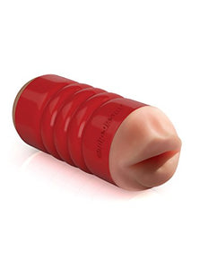 Pipedream Extreme Toyz Tight Grip Mouth And Ass Masturbator, Red, 1 Pound