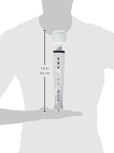 Utopia 10 Function Cordless Rechargeable Wand Massager - White