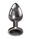 Evolved Gem Black Anal Plug Medium