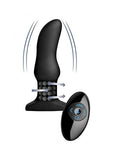 Rimmers Curved Rimming Plug With Remote, Model M, Black