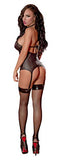 Magic Silk Madame Studded Corset/G-String, Large/X-Large
