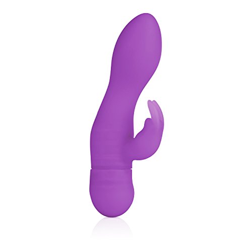 Calexotics Silicone One Touch Jack Rabbit - 10 Function Waterproof Vibrator - Adult Sex Toys For Couples - Clitoral G Spot Massager - Purple