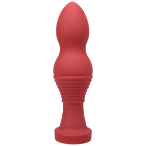 Tantus Sex/Adult Toys Piggy Xl Butt Plugs -100% Ultra-Premium Super Soft Silicone Matte Finish Anal Safe, Personal Massager For Men, Women, Couples - True Blood Red