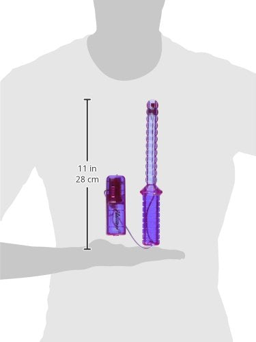 Nasstoys Variable Speed Vibrating Anal Swirl Pleasure Baton, Purple