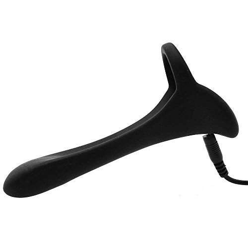 Collections Etc Zero Tolerance Cock Armor Rechargeable Cock Ring With Long Penis Bullet Vibrator, Black