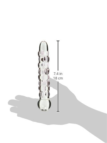 Icicles No. 7- Glass Wand (Clear/Purple)