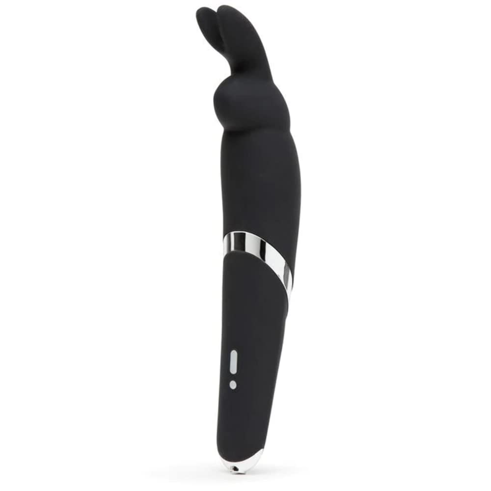 Happy Rabbit Rechargeable Waterproof Wand Vibrator Black