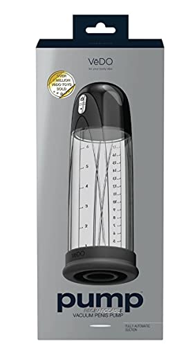 Vedo Pump Rechargeable Vacuum Penis Black