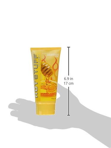 Topco Hot Stuff Warming Oil, Honey, 6 Fluid Ounce (177 Ml) Tube