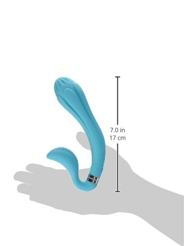 Impulse Novelties Lady Jadore 360 Reversible Tulip, Turquoise, 14.4 Ounce