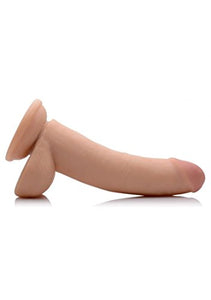 Xr Play Hard 8 Inch Ultra Real Dual Layer Suction Cup Dildo, Skin Color, Flesh