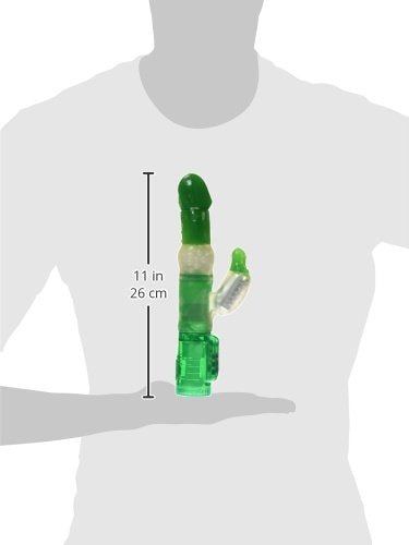 Golden Triangle Wet Turtle Waterproof Vibrator, Green