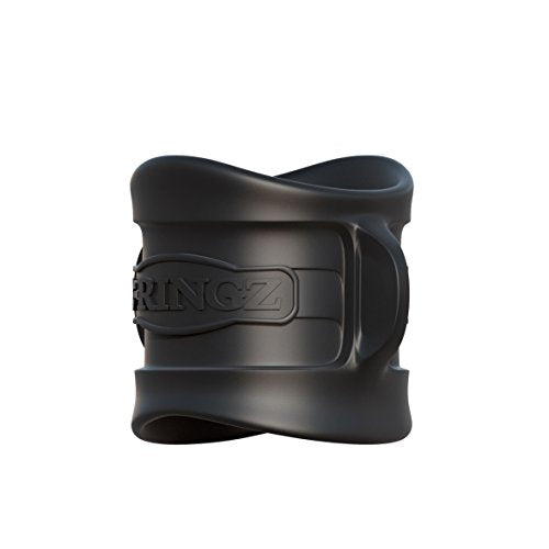 Pipedream Fantasy C-Ringz Silicone Ball Stretcher Dildo, Black, 1 Pound