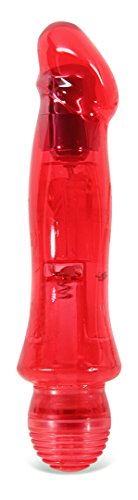 Multi Speed Soft Flexible Vibrator - G Spot Stimulator - Waterproof - Sex Toy For Women - Sex Toy For Adults (Red)