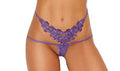 Open Back Panty Purple S/M