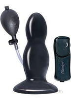 Novelties By Nasswalk Ram Inflatable Vibe Butt Plug  Black