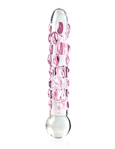 Icicles No. 7- Glass Wand (Clear/Purple)