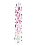 Icicles No. 7- Glass Wand (Clear/Purple)