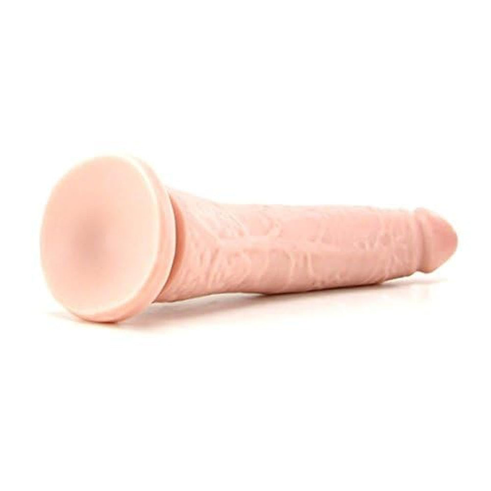 Basix 7In. Slim Dong W/Suction Cup Flesh