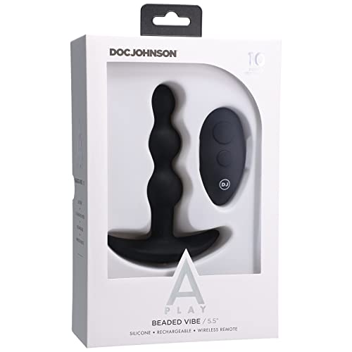 A-Play Beaded Vibe Rechar Sil Anal Plug