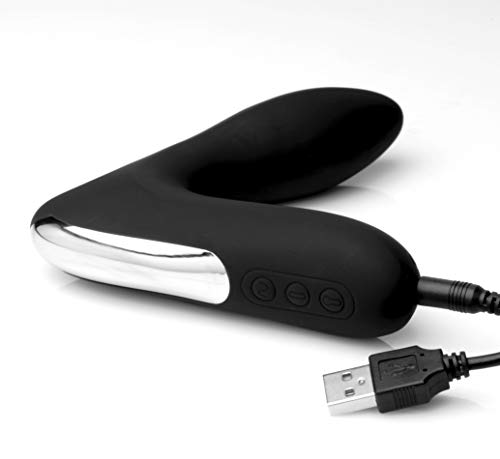 Prostatic Play P-Swell 12X Inflatable Prostate Vibrator, Black, 1 Count (137898)