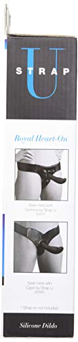 Strap U Royal Heart On Silicone Dildo Harness