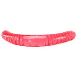 Doc Johnson Crystal Jellies - Double Dong -18 Inch - Double Sided Dildo - Pink