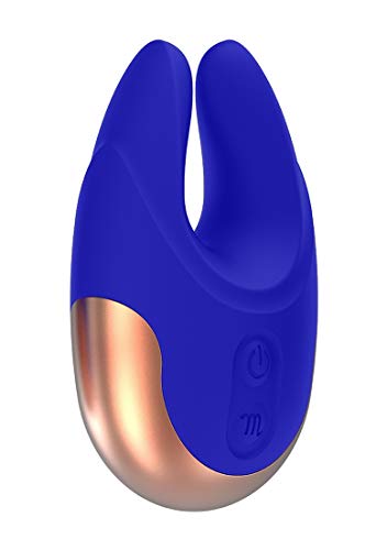 Shots Toys Elegance Dual Motor Clitoral Stimulator Lavish, Blue
