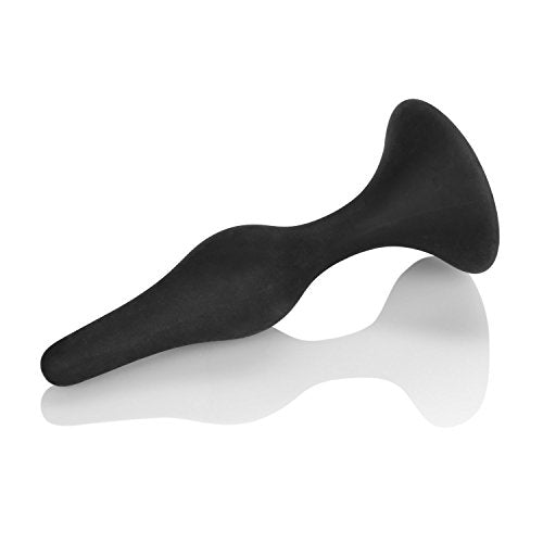 Calexotics Booty Call Booty Starter- Silicone Butt Plug With Suction Cup Base - Waterproof Anal Fetish Sex Toys For Couples - Black