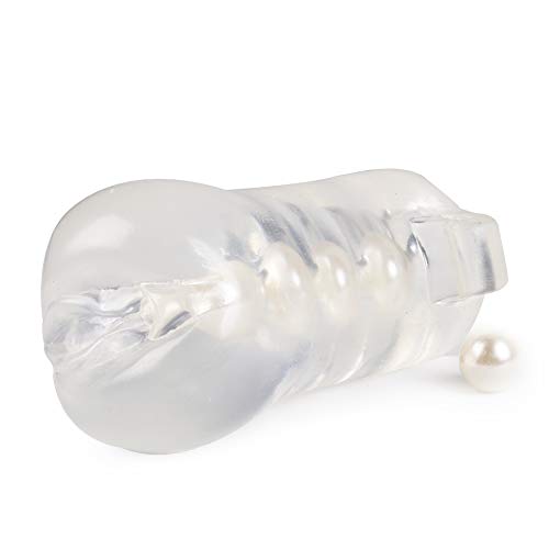 Topco Tlc Pearl Pleasure Cyberskin Comfort Grip Stroker