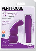 Penthouse Secrets Collection Pocket Blaster, Shy Purple, Purple