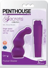 Penthouse Secrets Collection Pocket Blaster, Shy Purple, Purple