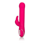 Calexotics Jack Rabbit Signature Collection Silicone Beaded Rabbit - Waterproof Vibrator Sex Toys For Couples - Luxury Adult G Spot Massager - Teal