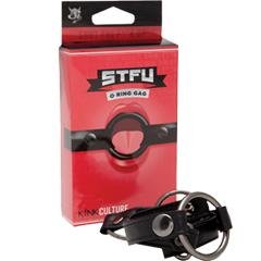 Si Novelties Stfu Oring Gag Black 0200 Pound